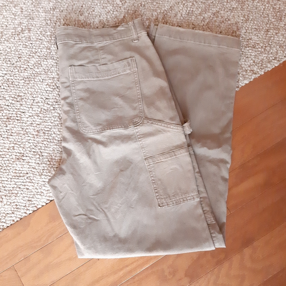 American Eagle High Rise Straight Carpenter Style Jeans size 12 - Picture 3 of 14